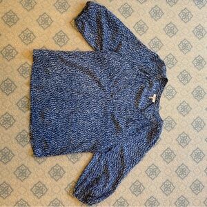 Joie Blue Patterned Top
